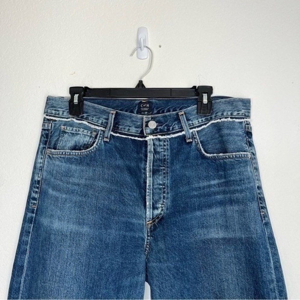 Citizens of Humanity LIYA High Rise Classic Fit Jeans 31 Button Fly‎ Distressed - Picture 5 of 12